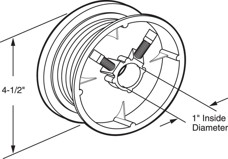 [Australia - AusPower] - Prime-Line Products GD 12222 Left Hand Torsion Spring Cable Drum, Red 