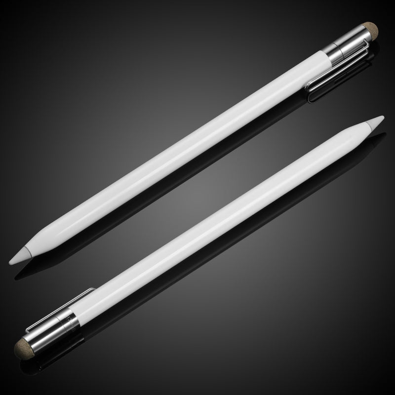 [Australia - AusPower] - MEKO 2 in 1 Cap Replacement for Apple Pencil Thin Fiber Tip as Stylus for iPads,iPhones,Tablets, Laptops and All Touch Screen Devices(3 Pcs) 