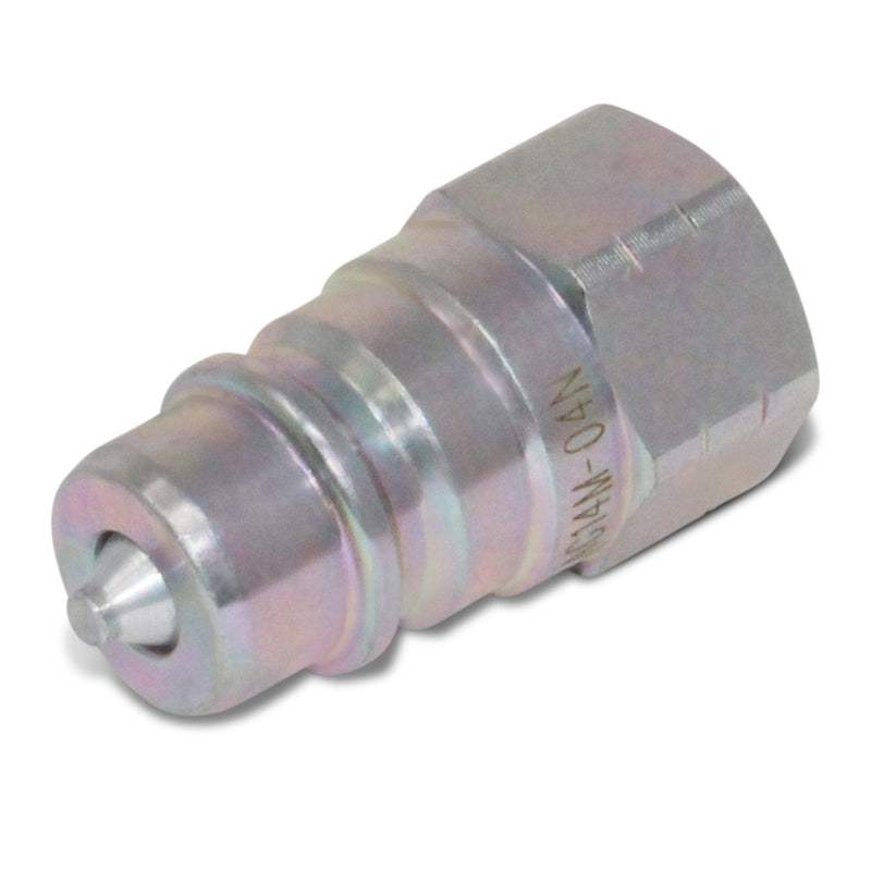 [Australia - AusPower] - 1/4” Ag ISO 5675 Hydraulic Quick Connect Pioneer Style Couplers, 1/4” NPT Thread, 2 Sets 