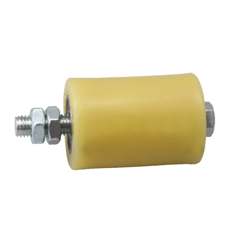 [Australia - AusPower] - CNBTR M12 50 x 70mm PP Steel Roller Bearing Guiding Wheel with 6201 Bearing Insert for Electric Gate Pack of 2 
