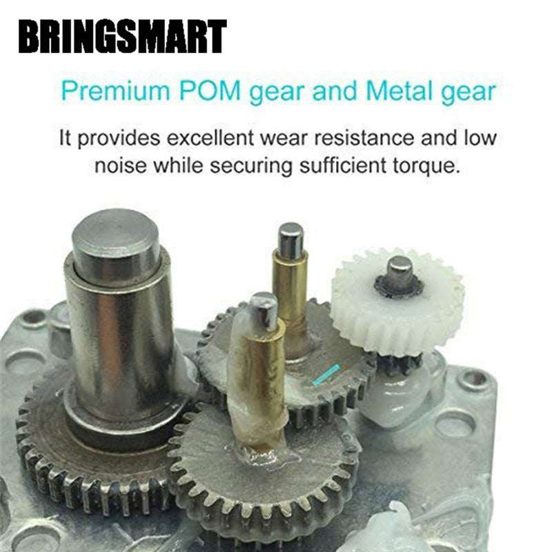 [Australia - AusPower] - Bringsmart 12V 12rpm DC Worm Gear Motor 70kg.cm High Torque Self-locking Reversed Mini Turbine Geared Motor for DIY Robot Rotating Table Door Lock Curtain Machine (12V 12rpm) 