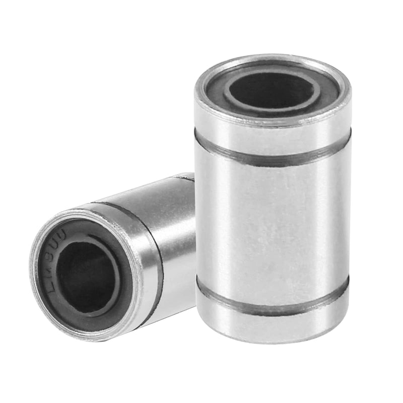 [Australia - AusPower] - QCCAN 12PCS LM8UU Linear Ball Bearings, Linear Bushing with Double Side Rubber Seal Great for CNC, 3D Printer 