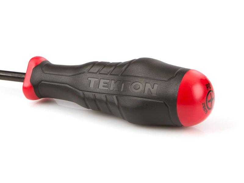 [Australia - AusPower] - TEKTON High-Torque Black Oxide Blade Screwdriver Set, 2-Piece (#2, 1/4 in.) | DRV41220 2-pc. (Long) 