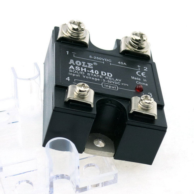 [Australia - AusPower] - WerFamily SSR Solid State Relay SSR-40DD DC-DC 3-32V DC / 5-250V DC / 40A DC to DC 