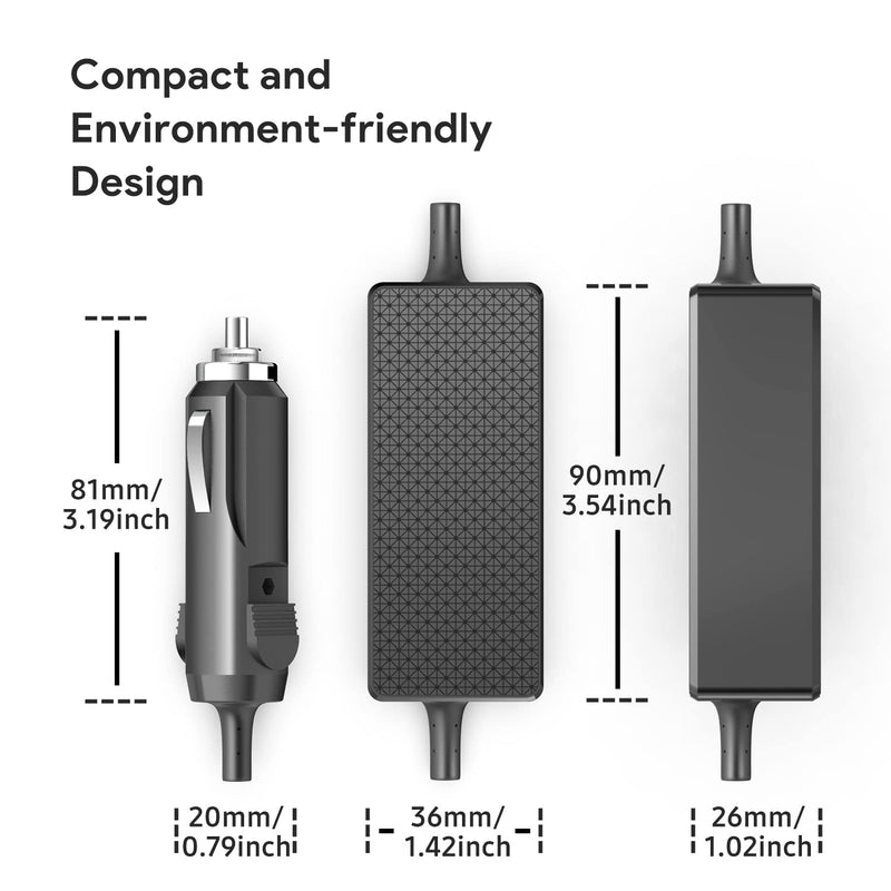 [Australia - AusPower] - KFD DC Adapter Car Charger for Resmed S10 Series,ResMed Airsense 10 S10 AirCurve 10 Series CPAP and BiPAP Machine,90W Resmed S10 370001 37297 Rockpals 300W/500W Vehicle Power Supply Cord Cable Charger 