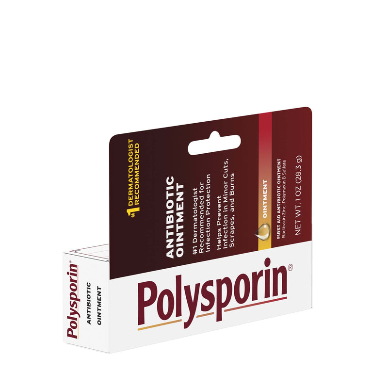 Polysporin First Aid Antibiotic Ointment Without Neomycin, Travel Size