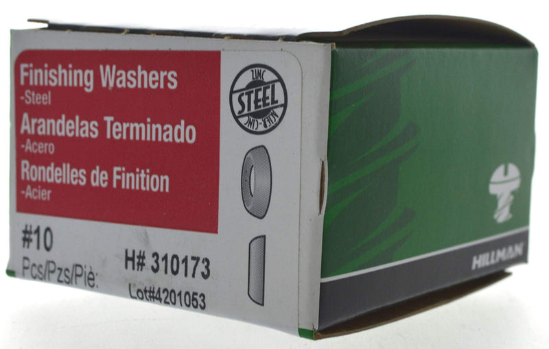 [Australia - AusPower] - The Hillman Group 310173 Number-10 Countersunk Finish Washer, 100-Pack #10 