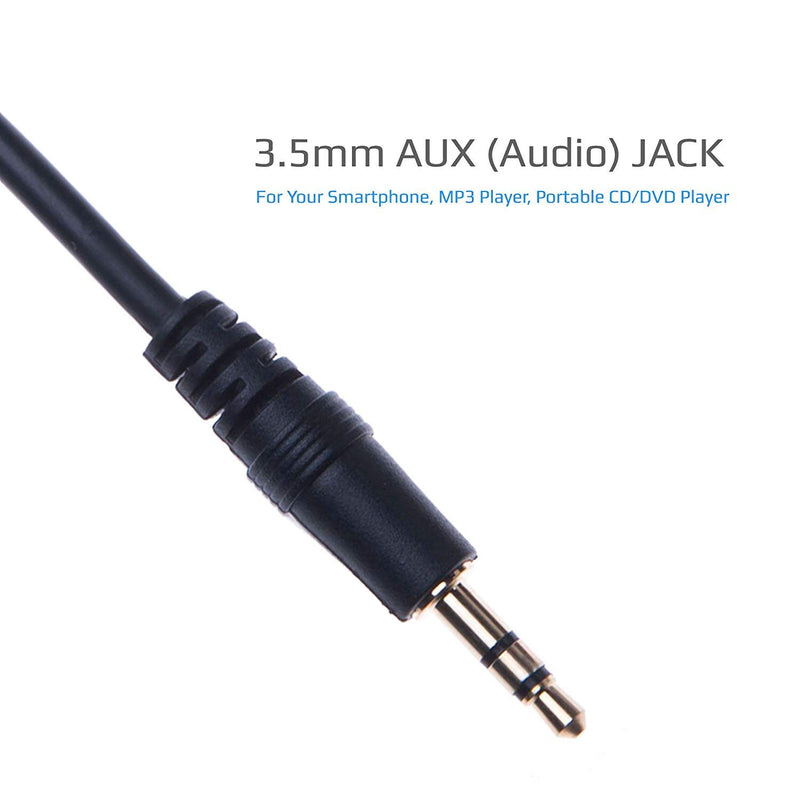 [Australia - AusPower] - Car AUX Input Mode Cable 3.5mm Aux Jack Radio Lead Adapter for Mercedes M Class W251, W164, R W221, W251, S W221, R230, SL R230, CL (2004-2006) | 5ft 