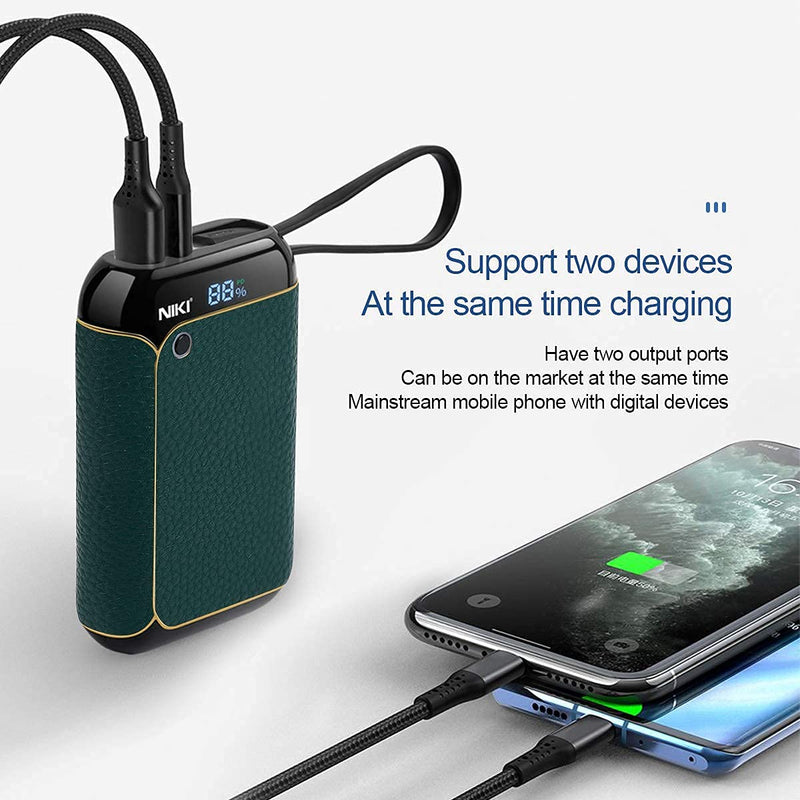 [Australia - AusPower] - NIKI Portable Charger 15000mAh 22.5W Fast Charging PD 3.0 & QC 3.0 Quick Charge High-Capacity Power Bank for iPhone, Samsung, Tablet and More (Green) Green 