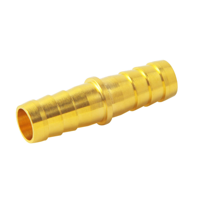 [Australia - AusPower] - Metaland Brass 5/16" Hose Barb Splicer Mender Euqal Barbed Coupler Round Union Adapter (Pack of 2) 