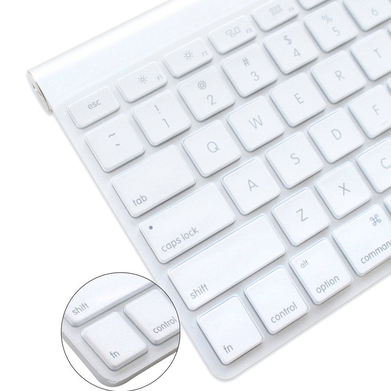 [Australia - AusPower] - ProElife Ultra Thin Silicone Keyboard Protector Cover Skin for Apple Wireless Keyboard with Bluetooth MC184LL/B (Model A1314, U.S Layout) (Not Fits Magic Keyboard), Transparent for Wireless Keyboard (MC184LL/B) AClear 