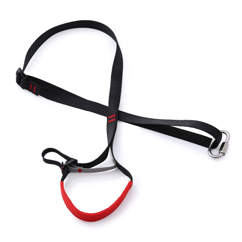 [Australia - AusPower] - Wildken Adjustable Climbing Ascender Sling Foot Loop Ascender Webbing Sling for Outdoor Mountaineering, Rock Climbing, Expedition, Caving, Rescue and Aerial Work 