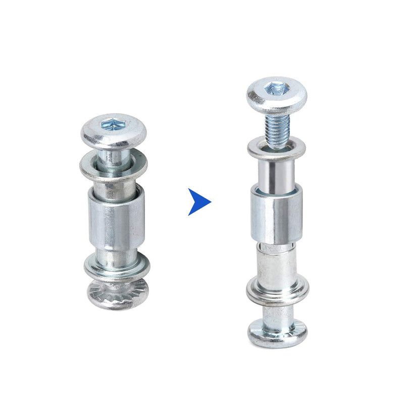 [Australia - AusPower] - TOBWOLF Inline Skate Axle Spacer Screw Replacement, Aluminum Alloy Rollerblade Skate Wheel Bearing Spacer, Roller Skate Replacement Accessories with Axle & Axles Screws & Wrench 6mm Axle + 6mm Frame Spacer + 8mm Wheel Spacer 