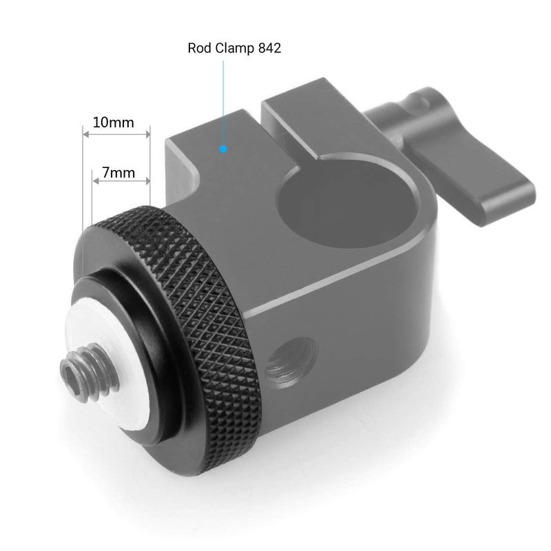 [Australia - AusPower] - SMALLRIG 30mm Diameter 1/4" Female Thumb Wheel Lock Nut Adapter, Pack of 2-877 