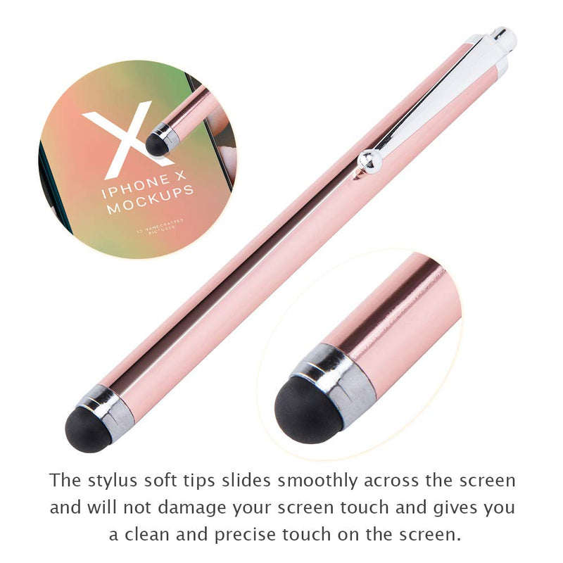[Australia - AusPower] - Briout Stylus Pen Set of 22 Pack for Universal Touch Screens Devices, Capacitive Stylus for iPad, iPhone, Samsung, Kindle, Tablet (13 Multicolor) 13 