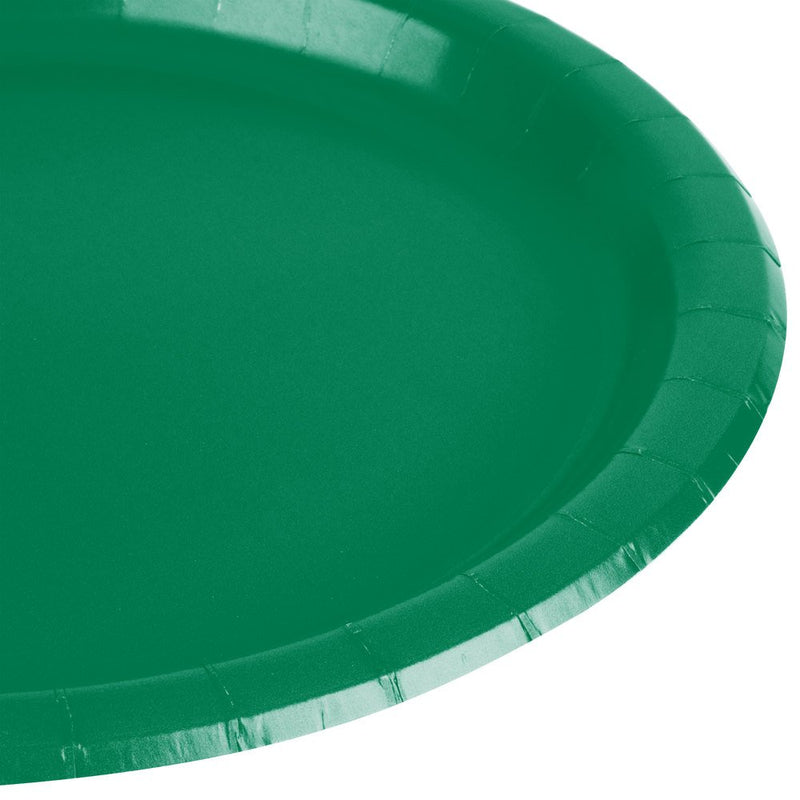 [Australia - AusPower] - Round Paper Plates - 7" | Festive Green | Pack of 8 