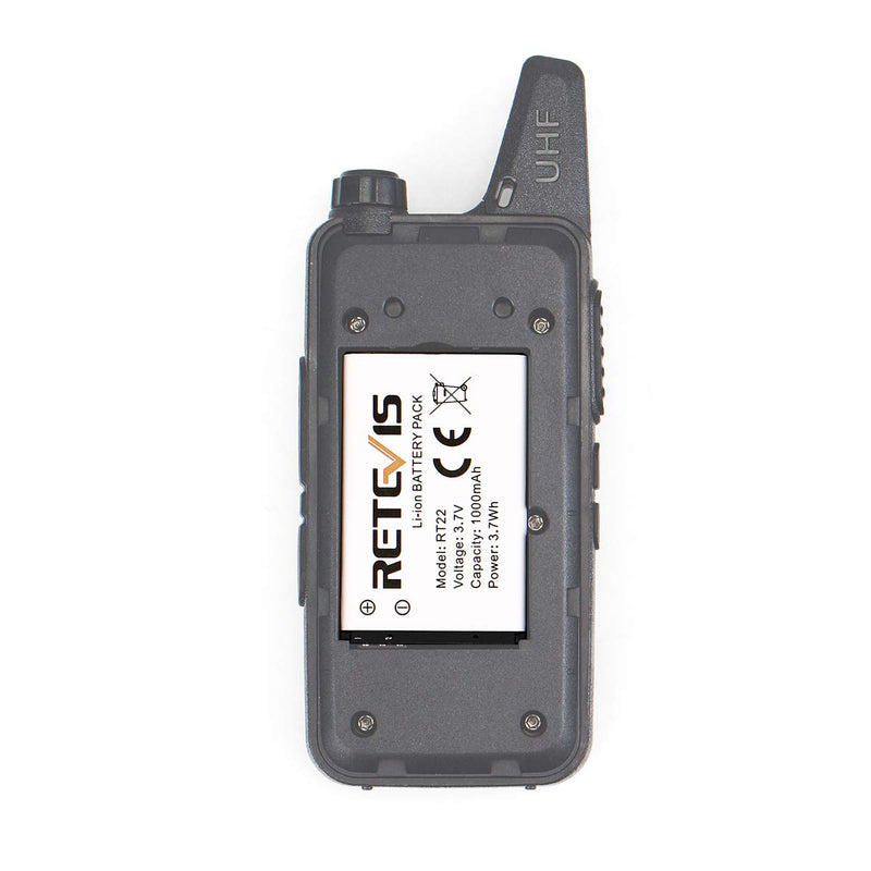 [Australia - AusPower] - Retevis RT22 RT22S RT15 RT19 Battery Walkie Talkie Original Li-ion Battery 3.7V 1000mAh Compatible with Retevis RT22 RT22S RT15 RT19 WLN KD-C1 Two Way Radio(2 Pack) 