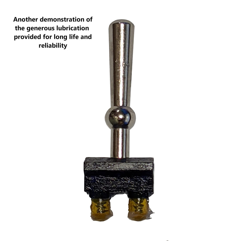 [Australia - AusPower] - IndusTec Double Pole Double Throw 2 Position Latching Maintained 6 Pin Toggle Switch 20 Amps at 120 VAC 