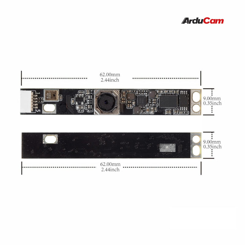 [Australia - AusPower] - Arducam 5MP Autofocus USB Camera Module for Raspberry Pi, 2592(H)×1944(V)@30fps Lightburn Camera with Single Microphone, Mini-Sized Webcam for Linux, Windows, and Android 
