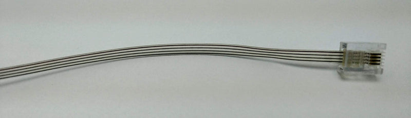 [Australia - AusPower] - 8 Feet Long Automatic Spring Retractable Telephone/Fax/Computer Modem RJ-11 Phone Cable 