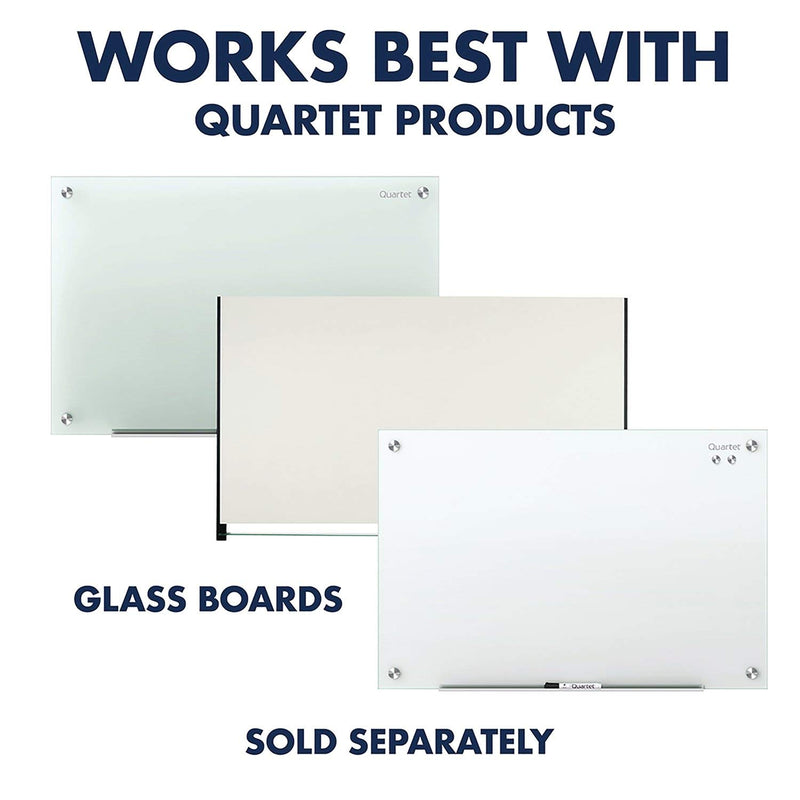 [Australia - AusPower] - Quartet Strong Magnets, Glass Whiteboard, Dry Erase Board, Large, Assorted Colors, 6 Pack (85392) 