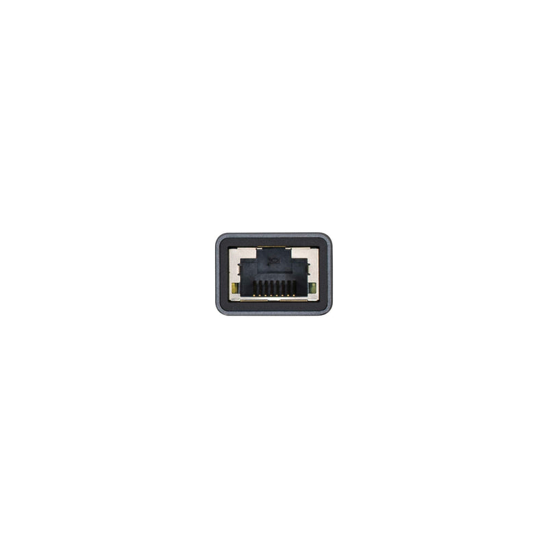 [Australia - AusPower] - VisionTek USB-C to Ethernet 1 Gbps Adapter (M/F) (901358), Gray 