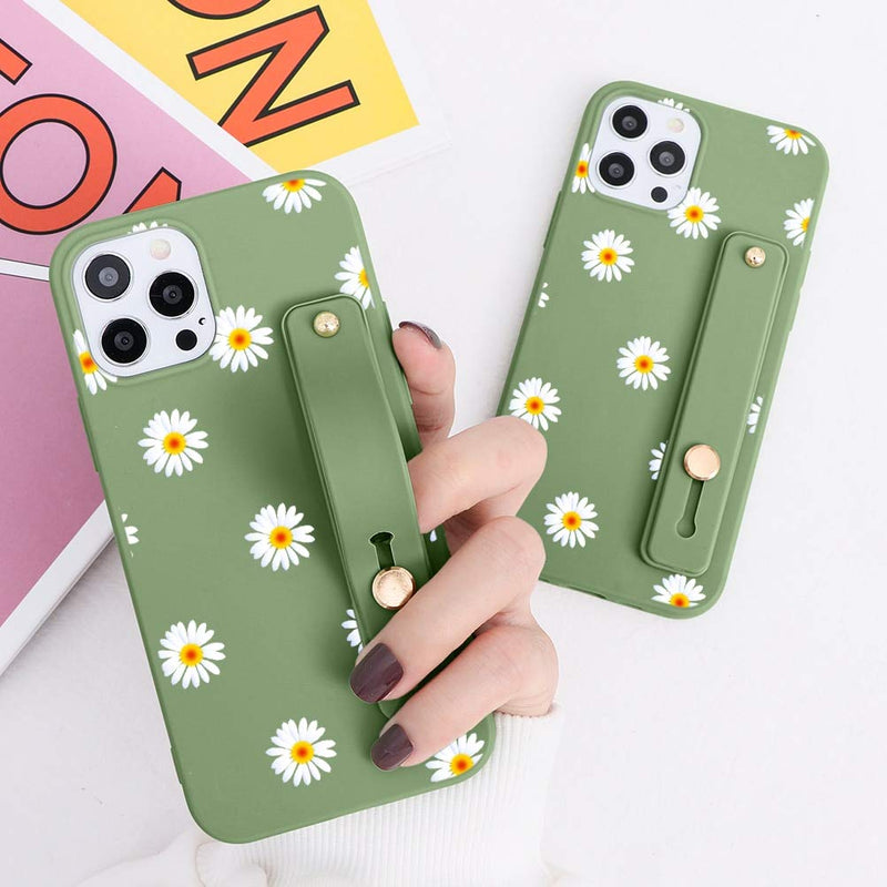 [Australia - AusPower] - Yoedge Hand Strap Case for Xiaomi Poco X3 / X3 NFC (4G) with Convertible Stand, Silicone Shockproof Adjustable Wrist Strap Holder Cover Compatible with Xiaomi Poco X3 NFC 4G - 6.67 inch, Little Daisy A_Little daisy for Xiaomi Poco X3 / X3 NFC (4G) 