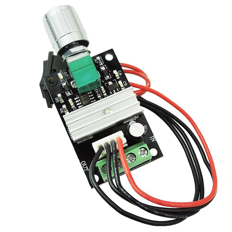 [Australia - AusPower] - LEDMOMO 1203BB 6V 12V 3A 80W DC Motor Speed Controller (PWM) Adjustable Motor Driver Switch 
