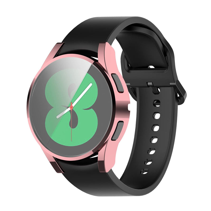 [Australia - AusPower] - Chofit Screen Protector Case Compatible with Samsung Galaxy Watch 4 40mm 44mm TPU Case Protective Full Cover for Galaxy Watch 4 Smart Watch,4 Pack (40mm, Pink&Red&Gold&Silver) 