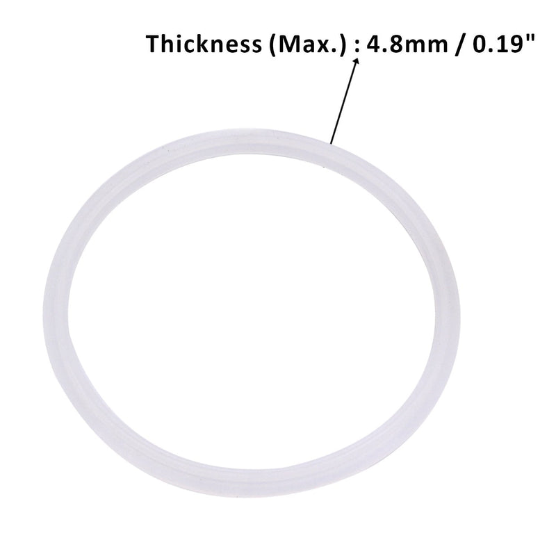 [Australia - AusPower] - DERNORD Silicone Gasket Tri-clover (Tri-clamp) O-Ring - 4 Inch ( Pack of 10 ) 