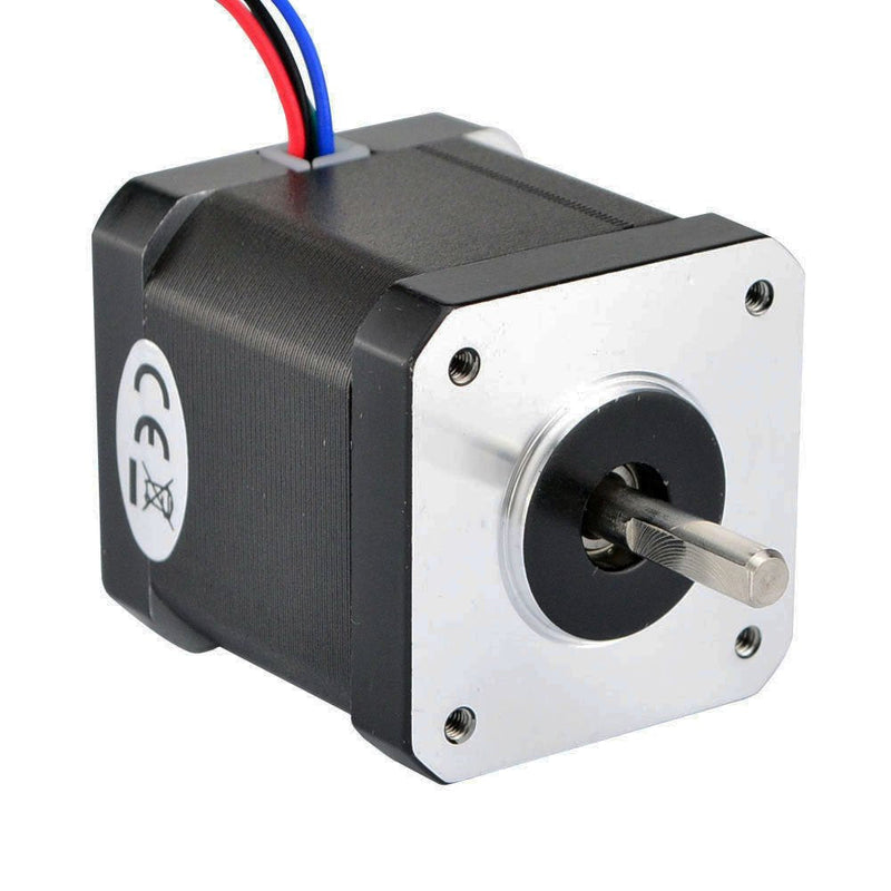 [Australia - AusPower] - STEPPERONLINE Nema 17 Bipolar Stepper 0.9deg(400 steps/rev) 1.68A 44Ncm(62.3oz.in) Motor 