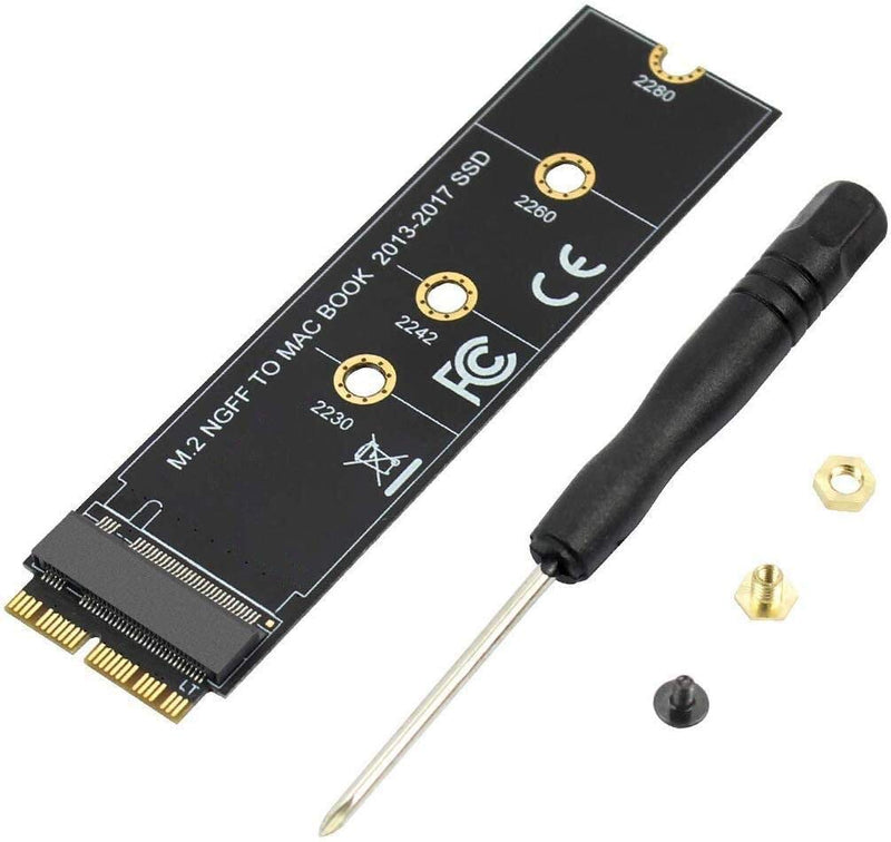 [Australia - AusPower] - Willhom M.2 NVME SSD Convert Adapter Card for Upgrade MacBook Air (2013-2017) 