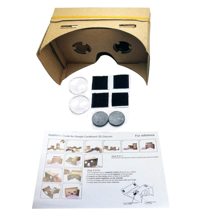[Australia - AusPower] - Virtual Real Store Google Cardboard, vr headsets 3D Glasses DIY vrBox(vr1.0 Starter DIY, 1 Pack) 