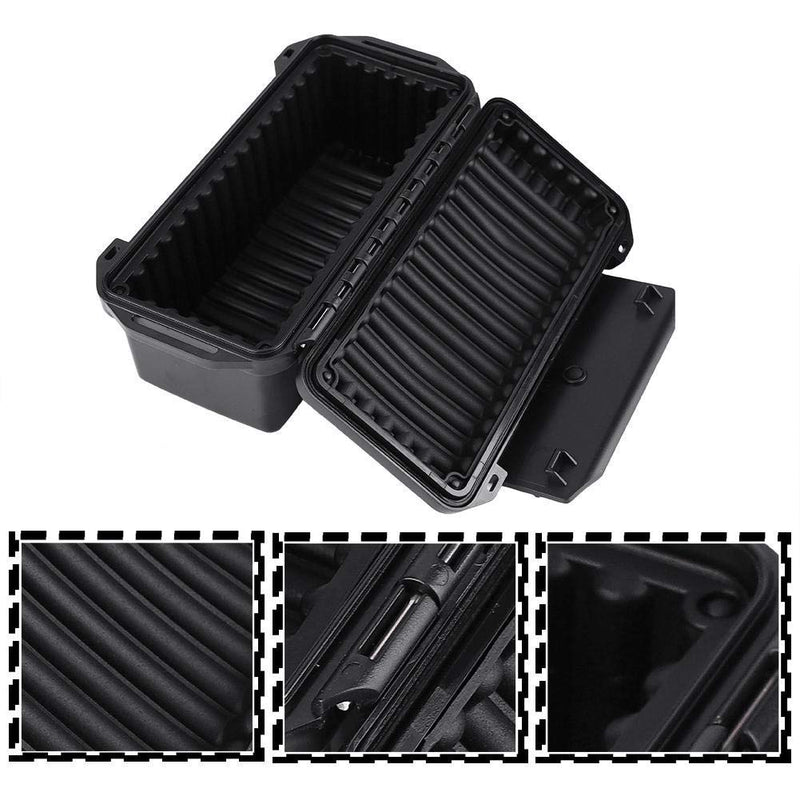 [Australia - AusPower] - Eboxer 3 Sizes Protective Waterproof Case, Outdoor Shockproof Storage Case, with Sponge, for Loading Smartphone Hard Drive, and Other Small Electronic Devices C 7.9x3.9x3.2in 