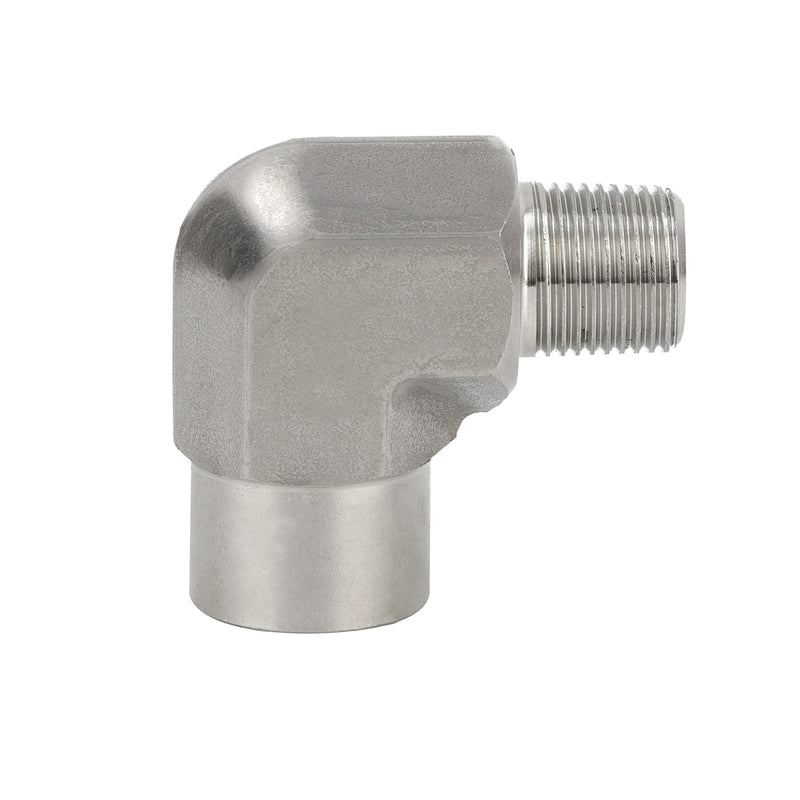 [Australia - AusPower] - Avanty Stainless Steel 304 Forged Pipe Fitting 1/4" NPT Male x 1/4" NPT Female 90 Degree Street Elbow 2000psi 1/4" Mnpt x 1/4" Fnpt Pack of 1 