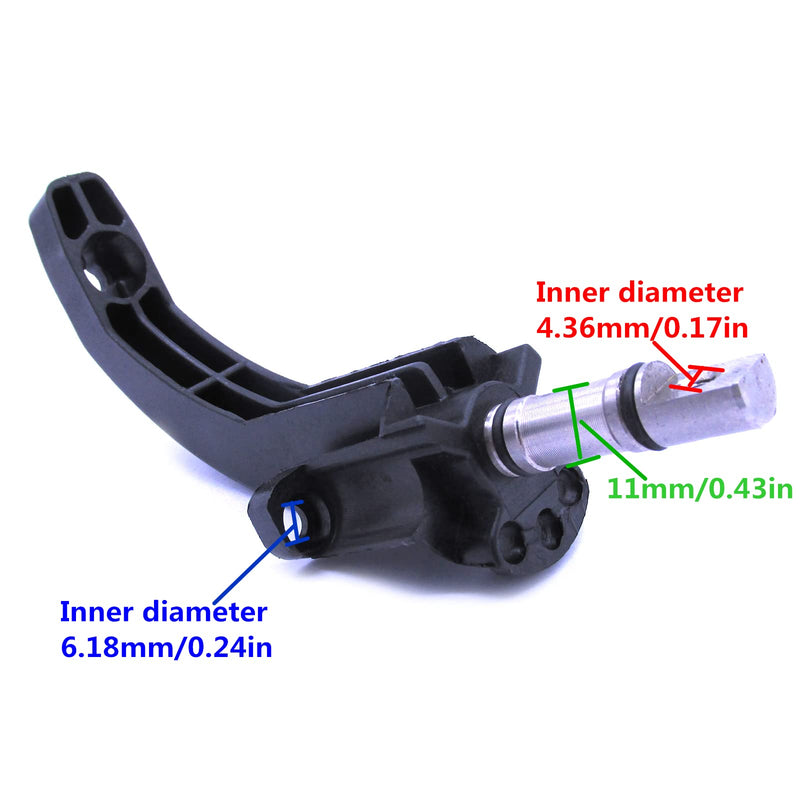 [Australia - AusPower] - SouthMarine Boat Engine Shift Lever 3H6-66110-0 3H6661100M for Tohatsu for Nissan Outboard Motor 4HP 5HP 6HP 