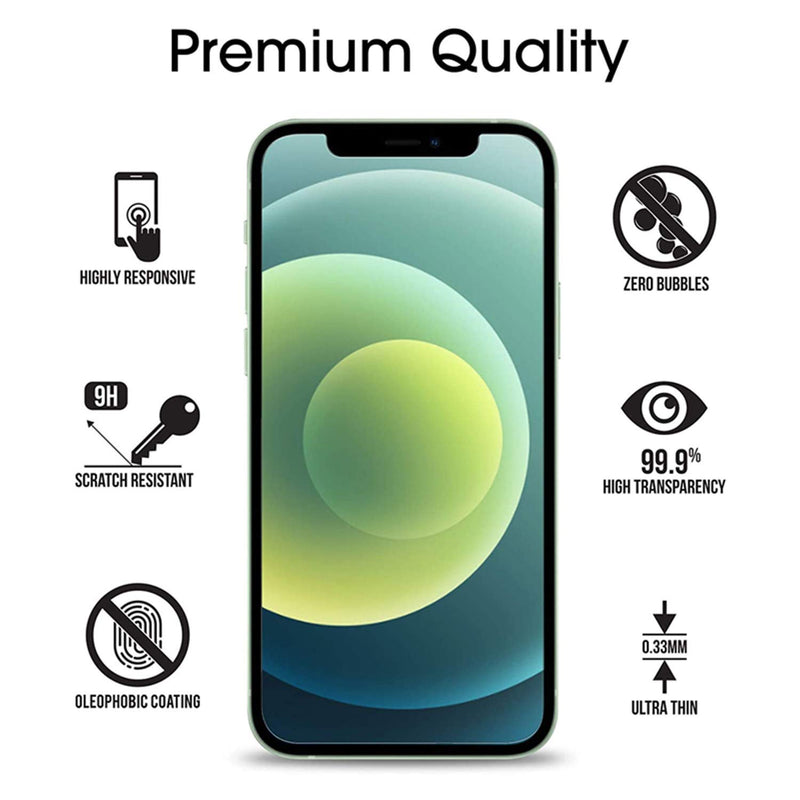 [Australia - AusPower] - Screen protector for iPhone 12 / iPhone 12 Pro Grind arenaceous[6.1 inches] Comprehensive protection [no bubbles] [installation tool] [9H hardness] With easy installation kit 