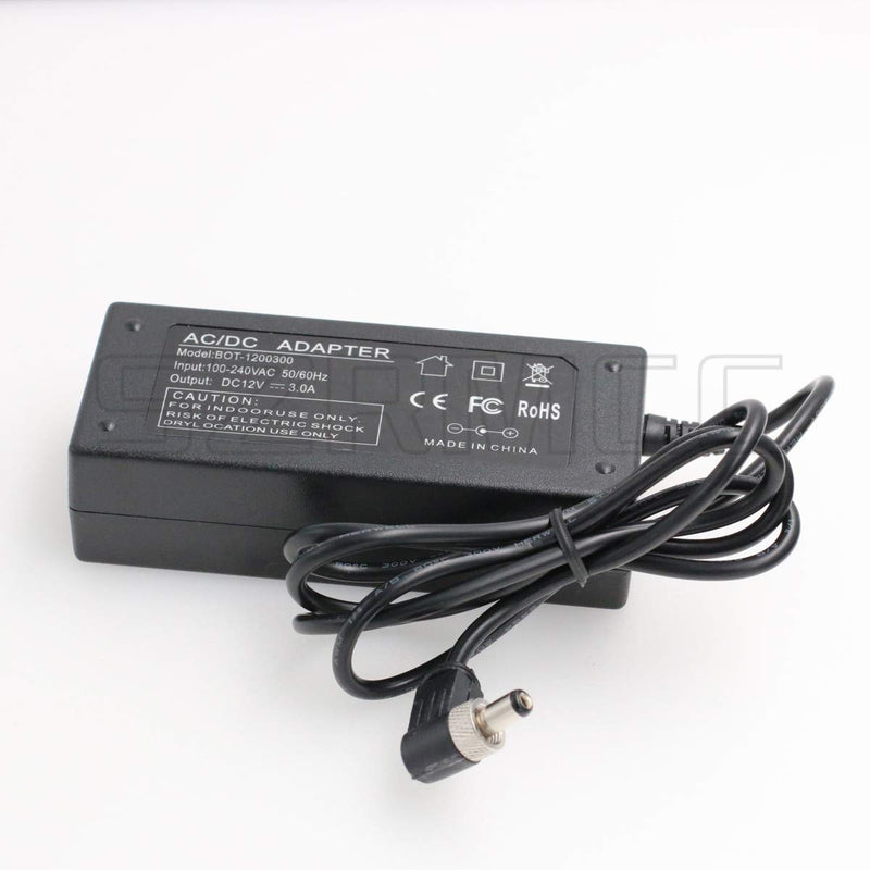 [Australia - AusPower] - SZRMCC 12V 3A 5.5x2.1mm with Self-Locking AC DC Power Supply Adapter for Video Devices Pix-E5H PIX-E7 KiPRO Atomos Monitor Lectrosonics SR Receiver 