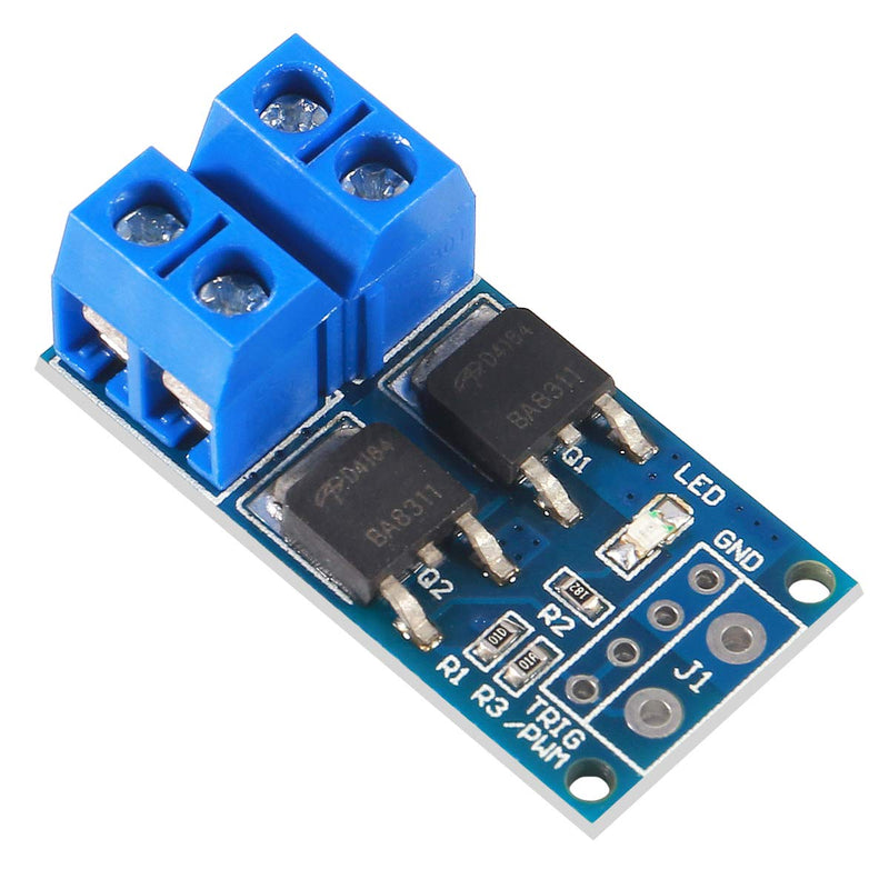 [Australia - AusPower] - ACEIRMC 6pcs DC 5V-36V 15A(Max 30A) 400W Dual High-Power MOSFET Trigger Switch Drive Module 0-20KHz PWM Adjustment Electronic Switch Control Board Motor Speed Control Lamp Brightness Control 