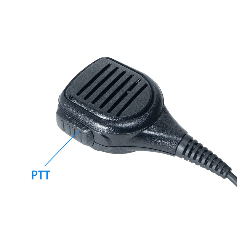 [Australia - AusPower] - Klykon Speaker Mic Shoulder Handheld Microphone with Reinforced Cable for Motorla Xts2500 Xts5000 Xts3000 Xts1500 HT1000 MTS2000 MTX9000 2 Way Radio Walkie Talkie 