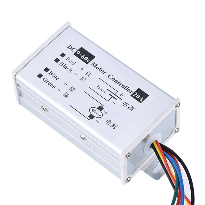 [Australia - AusPower] - DC Speed Regulator, 9 to 60V 20A 1200W 25KHz PWM Motor Speed Controller, Used for DC Motors Within 20A 