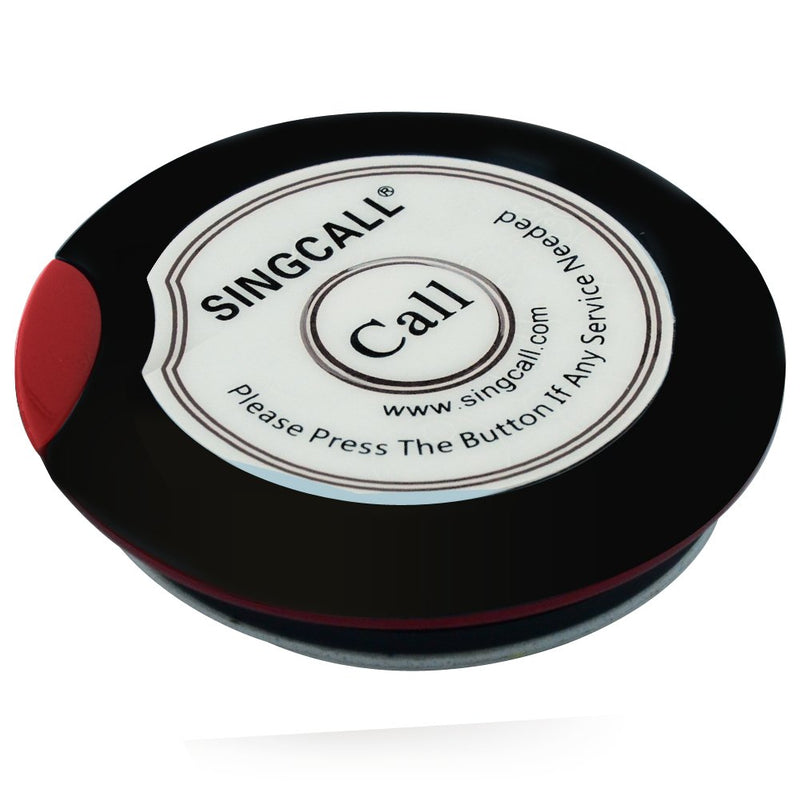 [Australia - AusPower] - SINGCALL Wireless Waiter Paging Button,Ultrathin Single Call Button(APE700) Can't Be Used Alone 