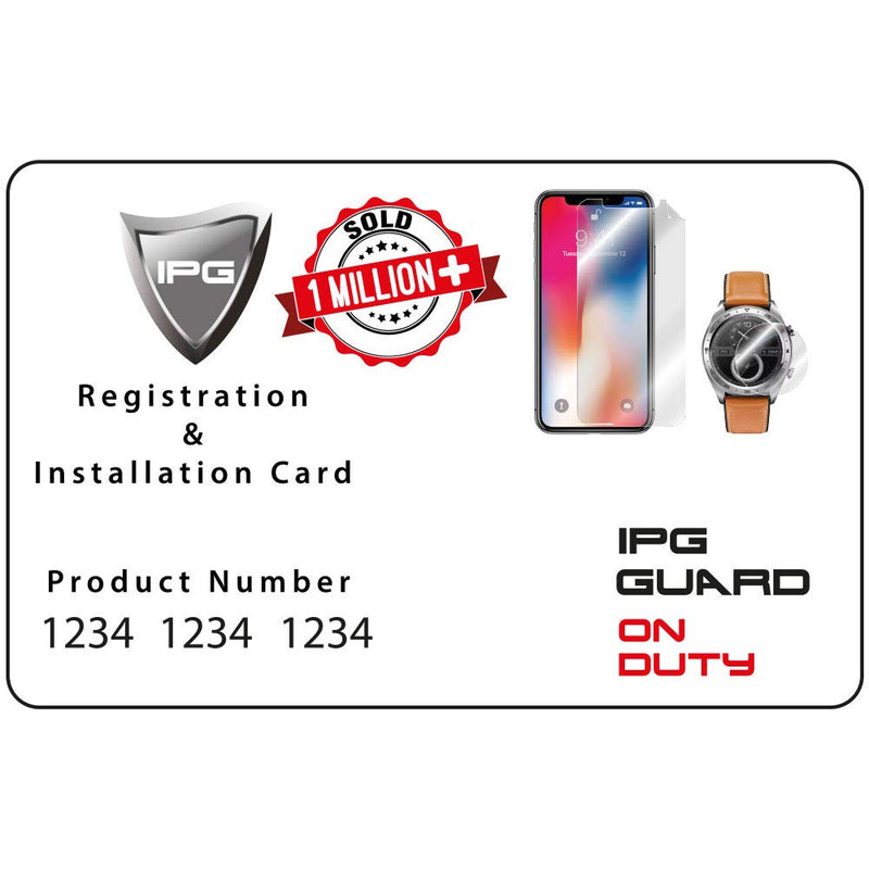 [Australia - AusPower] - IPG for Polar Grit X GPS Smart Watch Screen Protector (2 Units) Invisible Ultra HD Clear Film Anti Scratch Guard-Smooth/Self-Healing/Bubble -Free for Grit X 