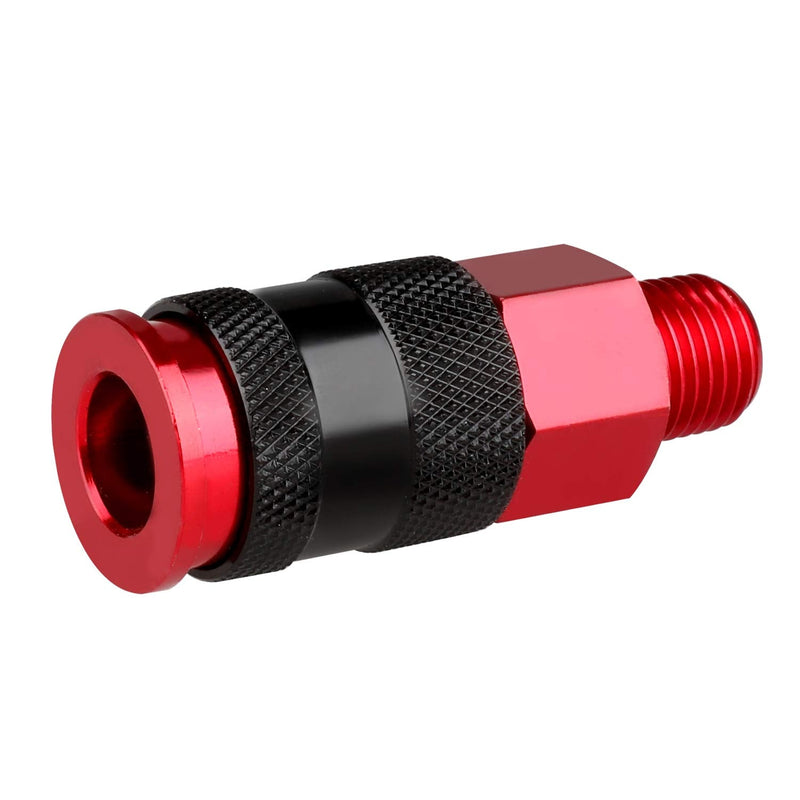 [Australia - AusPower] - WYNNsky Air Compressor Accessories Fitting, AMT Style Universal Air Coupler with 1/4''NPT Male Threads, 10 Pieces Air Hose Fittings 10PCS Male Coupler 