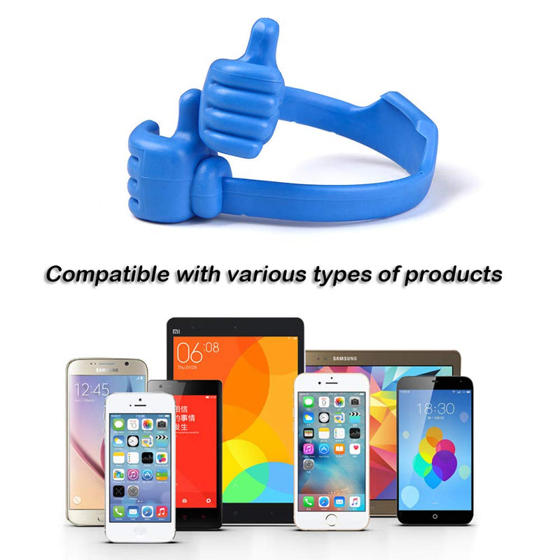 [Australia - AusPower] - 4 Packs OK Cell Phone Stands,YuCool Adjustable Flexible Silicone Cellphone Stand,Mobile Smartphone Display Holder-4 Colors 