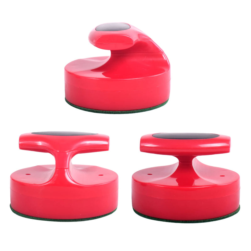 [Australia - AusPower] - Plastic Air Hockey Strikers/Pushers, 2 PCS 4" Plastic Air Hockey Pushers and 4 PCS 2.75" Pucks Replacement for Game Tables Goalies Equipment Accessories 