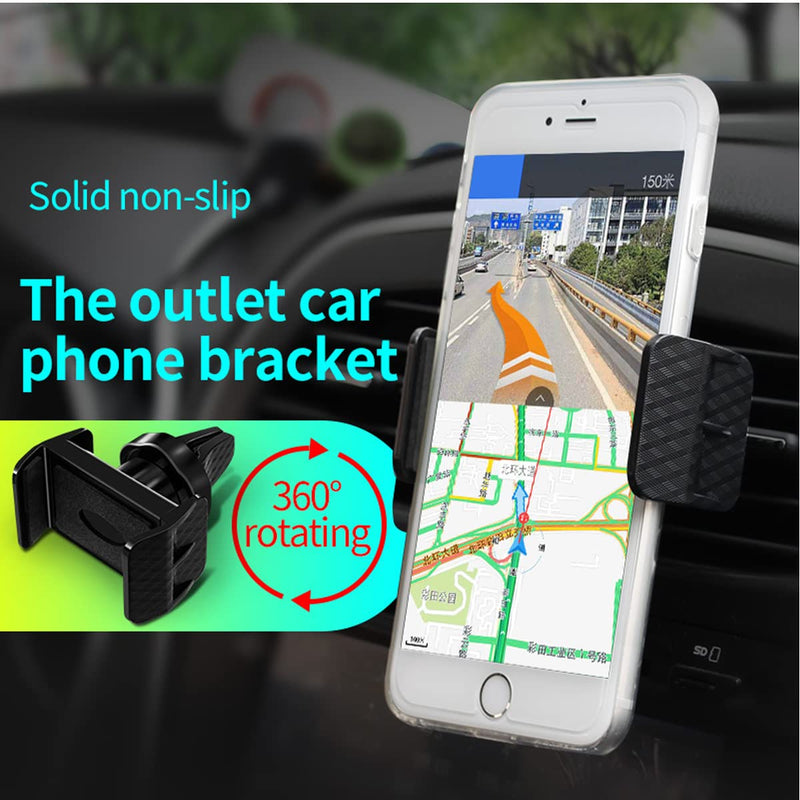 [Australia - AusPower] - Car Phone Holder Mount Car Vent Phone Mount Universal Cell Phone Holder Car for 3.5''-6.7'' Screen iPhone Samsung etc 