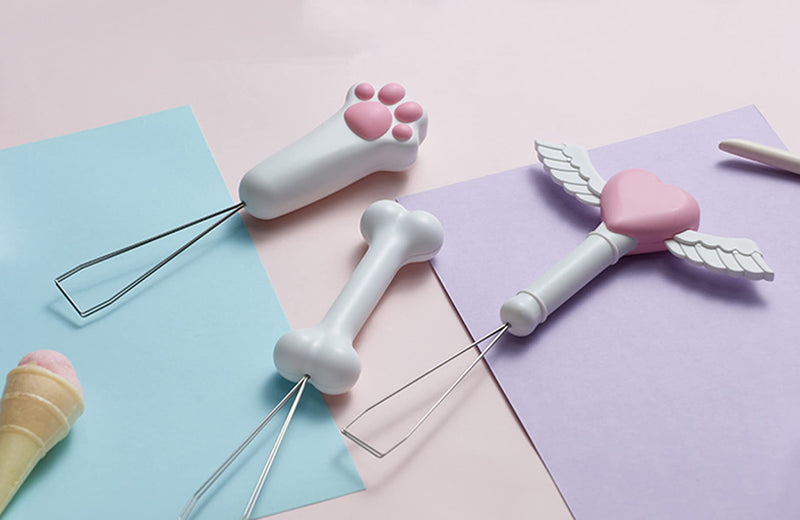 [Australia - AusPower] - FKZ ZOMOPLUS Keycap Puller,Custom Keycap Puller,Cute Fairy Wand Custom Keycap Puller,Mechanical Keyboard Keycap Removal Tool (Fairy Wand) 