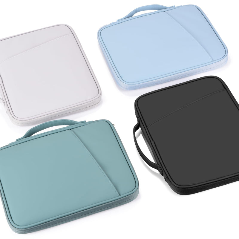 [Australia - AusPower] - iPad Pro 12.9 Sleeve Case, Padded Protective Accessories Bag for Pad Pro 12.9 M2/M1/2018-2020, Surface Pro 9/8/X/7/6, 12.4” Galaxy Tab S8/S7+ (PU-Misty Blue12.9) PU-Misty Blue12.9 