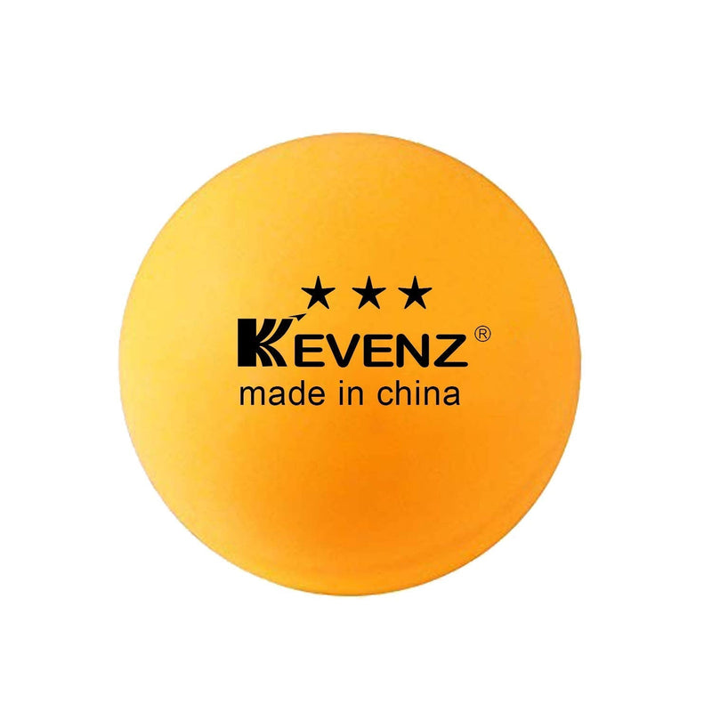 [Australia - AusPower] - KEVENZ 60-Pack 3 Star Ping Pong Balls,Advanced Table Tennis Ball,Bulk Outdoor Ping Pong Balls (Orange, White) 
